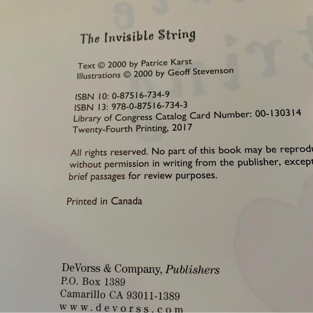 The Invisible String book! New! Excellent read! - Picture 4 of 8